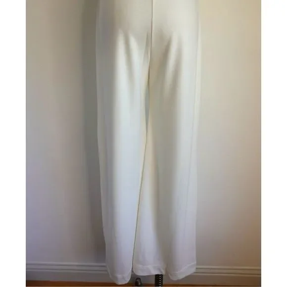 Suzie Kondi The Short Sleeve Stretch Jumpsuit Ivory Size Small NWT - Picture 9 of 16